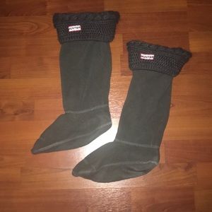 Grey Hunter Boot Socks, Tall